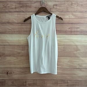 Victoria Secret Open Back Love Tank Size M